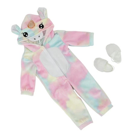 Photo 1 of 18 INCH UNICORN SPARKLES ONESIE  FOR DOLL 