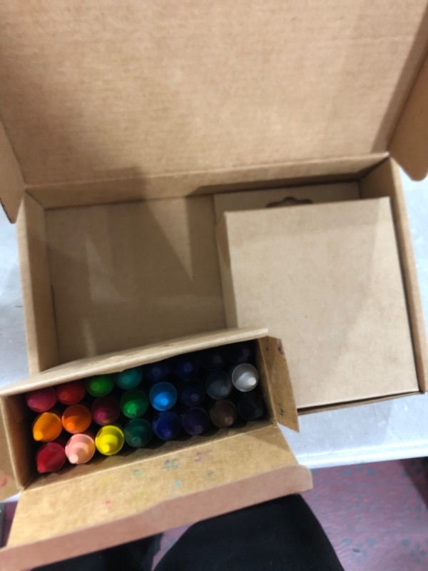 Photo 2 of Amazon Basics Jumbo Crayons - 24 Assorted Colors, 2-Pack Jumbo 24 Count (Pack of 2)
