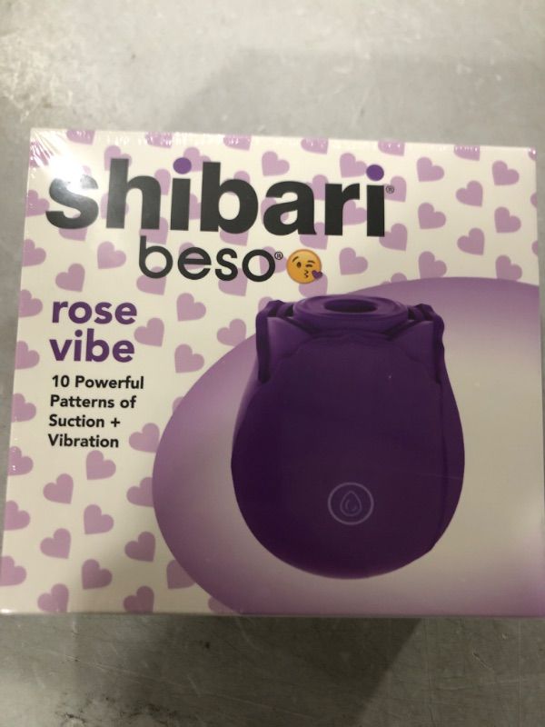 Photo 1 of SHIBARI Beso, Power Suction Sex Toy, Purple 
