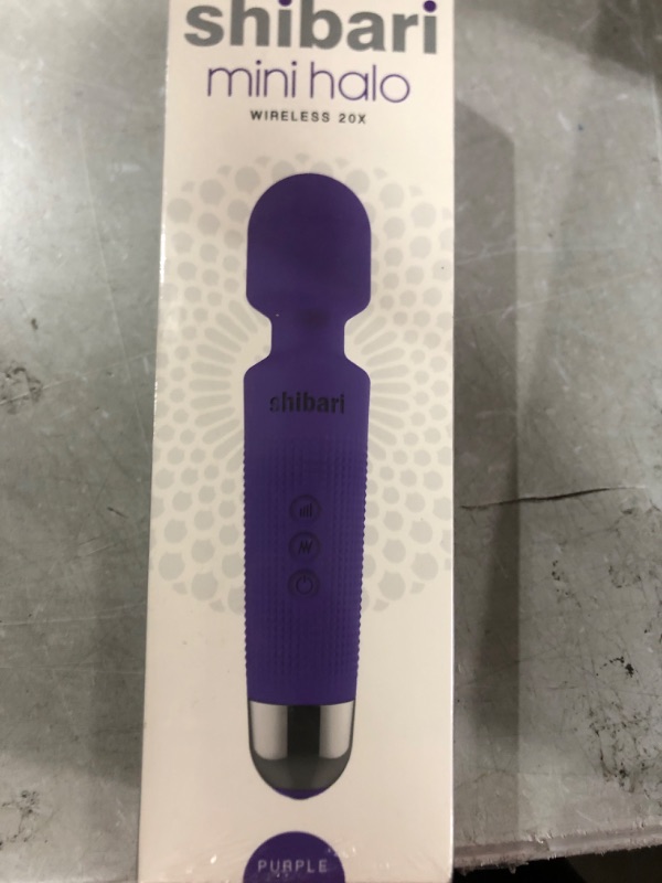 Photo 2 of Shibari Mini Halo Vibrator, Wand Massager Vibe, Cordless, Quiet, High Power & Waterproof, Vibration Clitoris Stimulation, Adult Sex Toys, Personal Vibrator for Women, Sex Vibrators (Purple)
