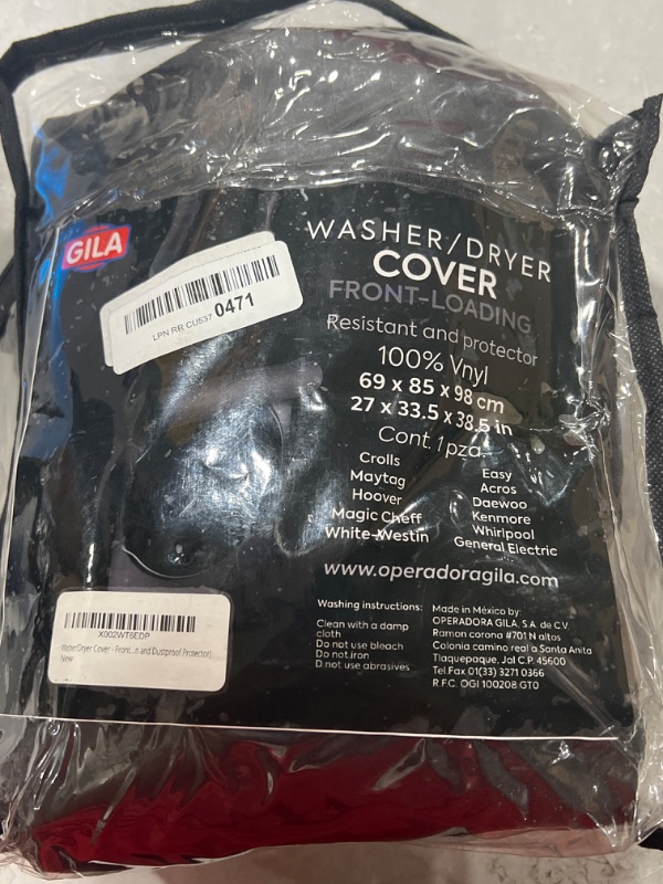Photo 2 of Washer/Dryer Cover - Front-Loading Washing/Dryer machine Premium Cover (Waterproof, Sunscreen and Dustproof Protector)