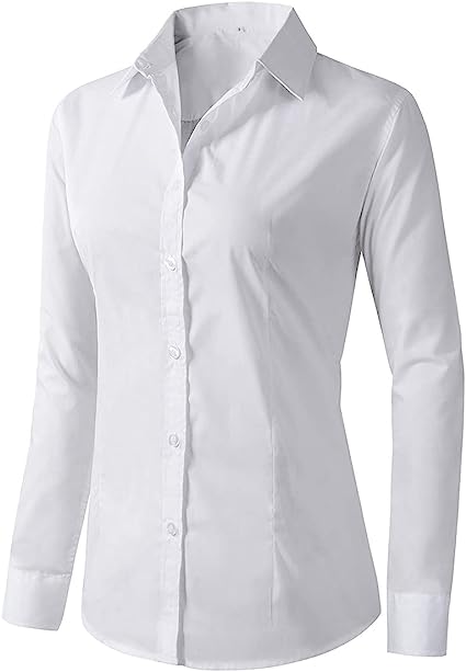 Photo 1 of Beninos Women's Formal Work Wear White Simple Shirt SIZE L
