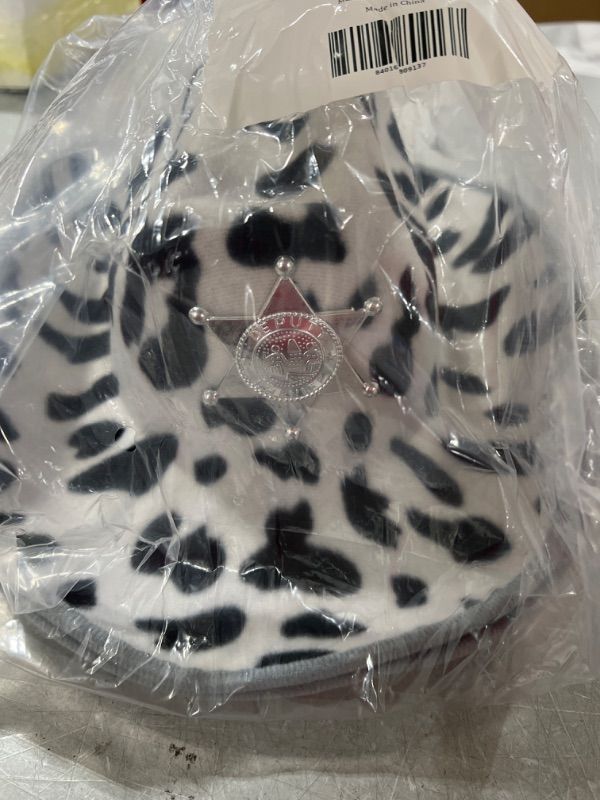 Photo 1 of COW PRINT DEPUTY HAT 2 PACK