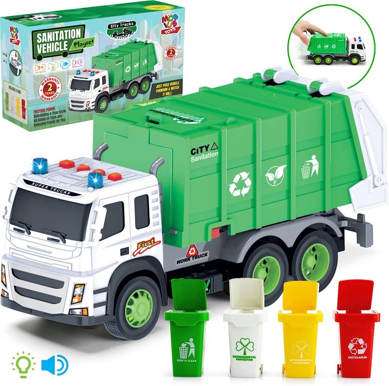 Photo 1 of  Toys Garbage Truck Friction
