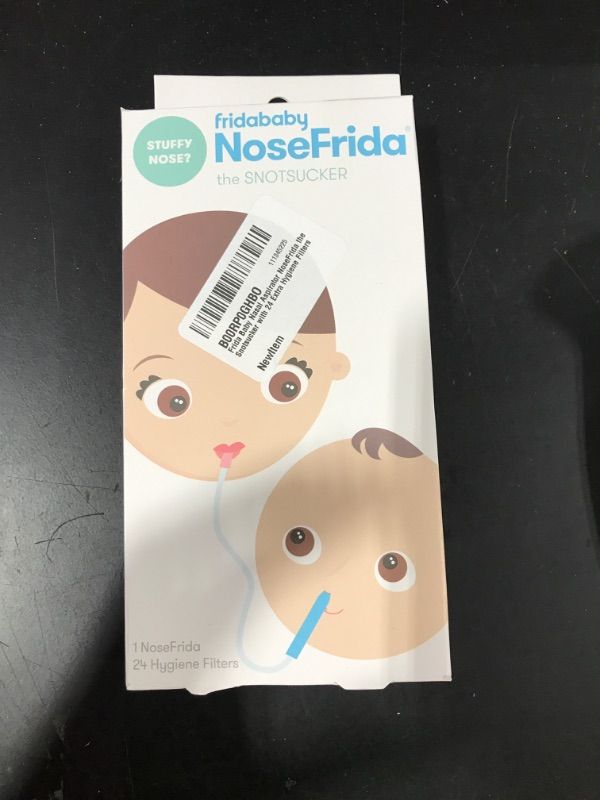 Photo 2 of Frida Baby Nasal Aspirator NoseFrida the Snotsucker with 24 Extra Hygiene Filters NoseFrida Filter Bundle (24 Hygiene Filters)