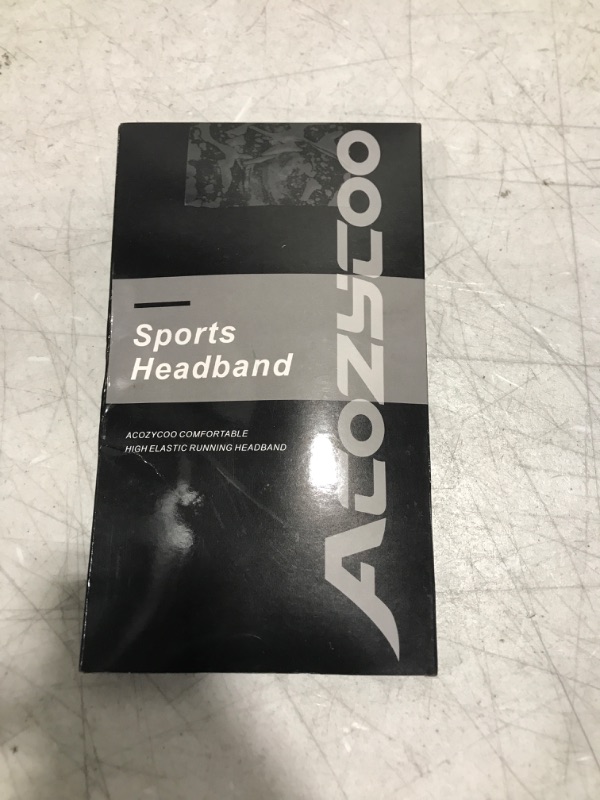 Photo 3 of Acozycoo Mens Running Headband,5Pack,Mens Sweatband Sports Headband for Running,Cycling,Basketball,Yoga,Fitness Workout Stretchy Unisex Hairband Black,white, green, Dark gray, Dark blue