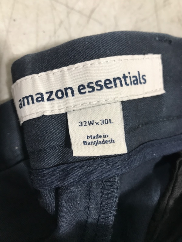 Photo 2 of AMAZON ESSENTIALS NAVY BLUE SLACKS 32W 30L