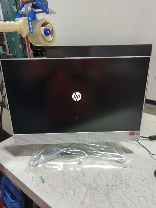 Photo 2 of HP 21.5" All-in-One Desktop, AMD Athlon Silver 3050U Processor, AMD Radeon Graphics, 4 GB RAM, 128 GB Storage, Windows 10 Home (22-dd0110, 2021)