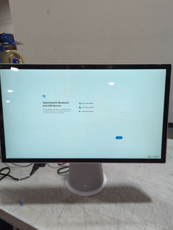 Photo 1 of HP Chromebase 21.5" All-in-One Desktop, Intel Pentium Gold 6405U Processor, 4 GB RAM, 64 GB Storage, Rotating Full HD IPS Touchscreen, Chrome OS, Bluetooth Keyboard and Mouse Combo (22-aa0012, 2021)