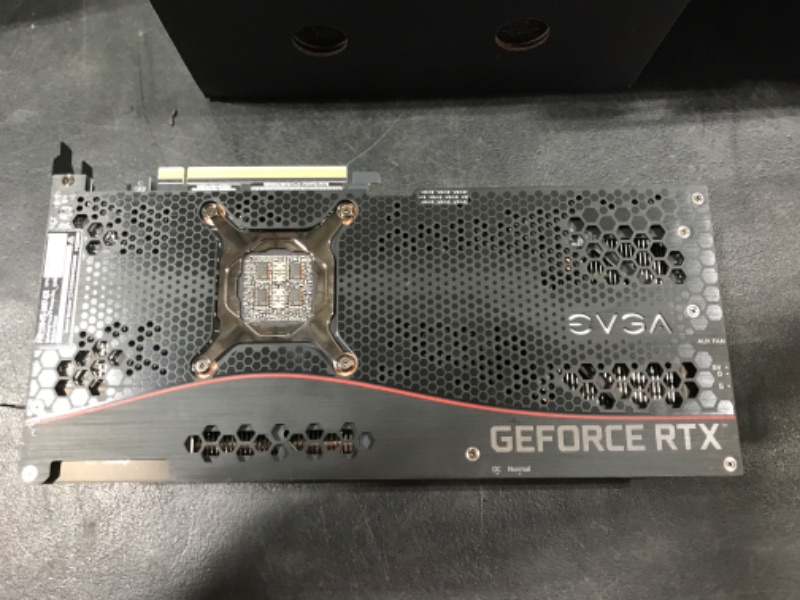 Photo 1 of EVGA 10G-P5-3897-KR GeForce RTX 3080 FTW3 ULTRA GAMING, 10GB GDDR6X, iCX3 Technology, ARGB LED, Metal Backplate