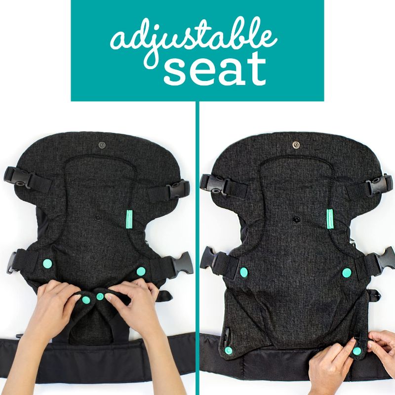 Photo 1 of Infantino Flip 4-in-1 Carrier - Ergonomic, Convertible, face-in and face-Out, Front and Back Carry for Newborns and Older Babies 8-32 lbs