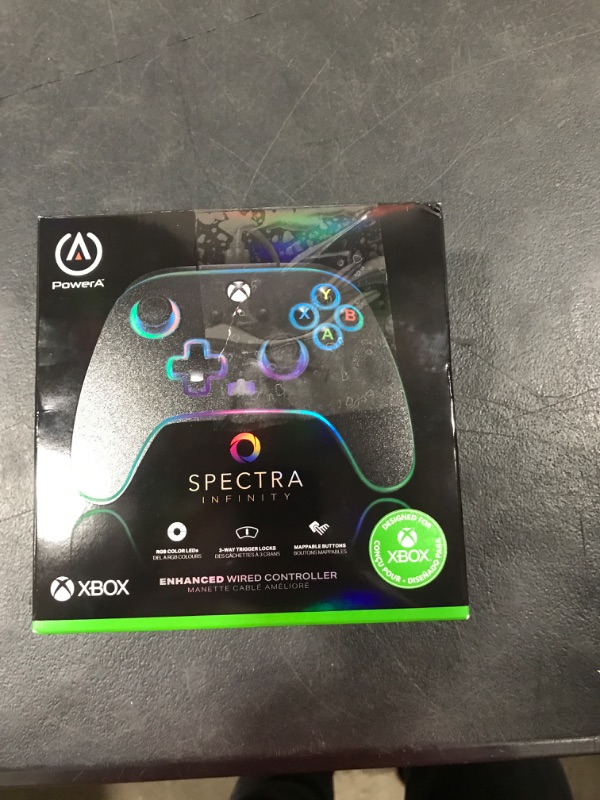 Photo 3 of PowerA Spectra Infinity Enhanced Wired Controller for Xbox Series X|S/Xbox One