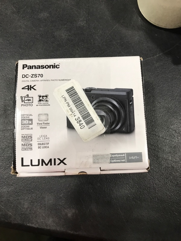 Photo 6 of Panasonic LUMIX DC-ZS70S, 20.3 Megapixel, 4K Digital Camera, Touch Enabled 3-inch 180 Degree Flip-front Display, 30X LEICA DC VARIO-ELMAR Lens, WiFi (Silver) Silver ZS70S