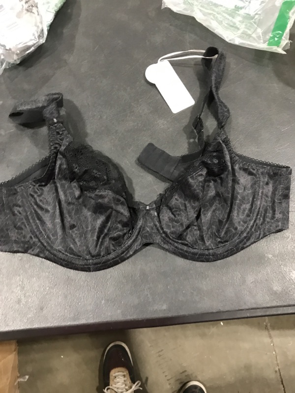 Photo 2 of 36DD Black Women's Kim Underwire Plunge Bra 