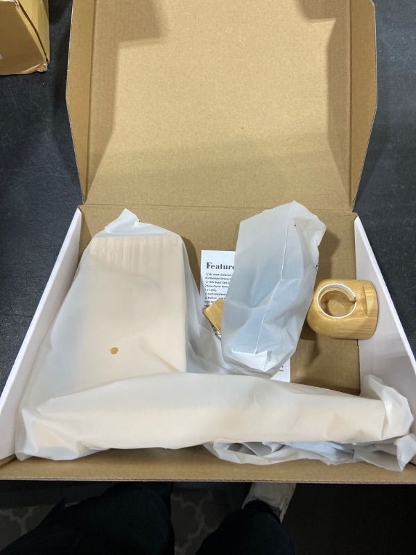 Photo 2 of Wireless Charging Station, OTESS Bamboo Wireless Charger, Fast 3 in 1 Wireless Charger Stand for iPhone 14/13/12/11/Pro/Max/XS/XR/X/8/Plus, for Apple Watch 7/6/5/4/3/2/SE, for AirPods 3/2/Pro