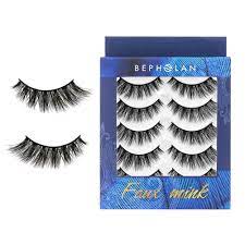 Photo 1 of BEPHOLAN False Eyelashes For Party Faux Mink Eyelashes Looks Natural 5 Pairs
