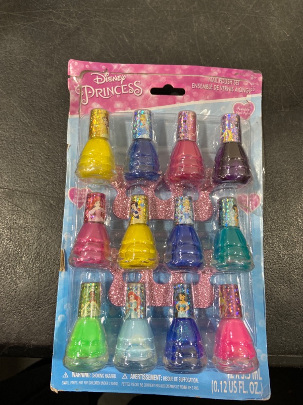 Photo 2 of Disney Princess 12 Pack Nail Polish with Toe Spacers