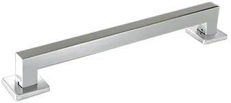 Photo 1 of  Polished Stainless Mitered 18" Square Grab Bar