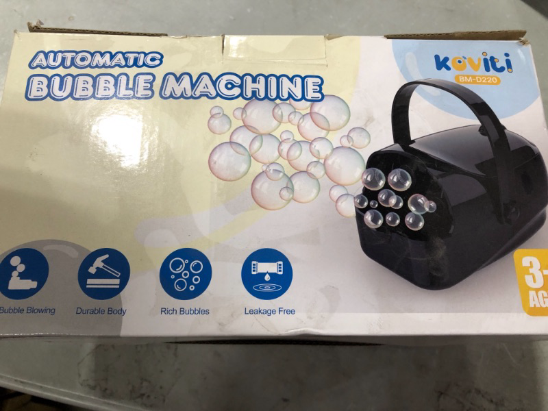 Photo 1 of Automatic Bubble Machine 