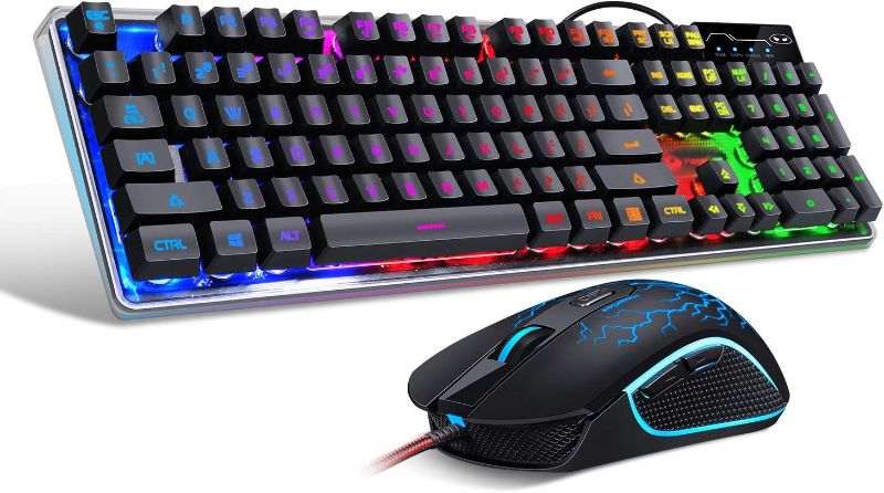 Photo 1 of PC RGB Keyboard & Mouse Combo 