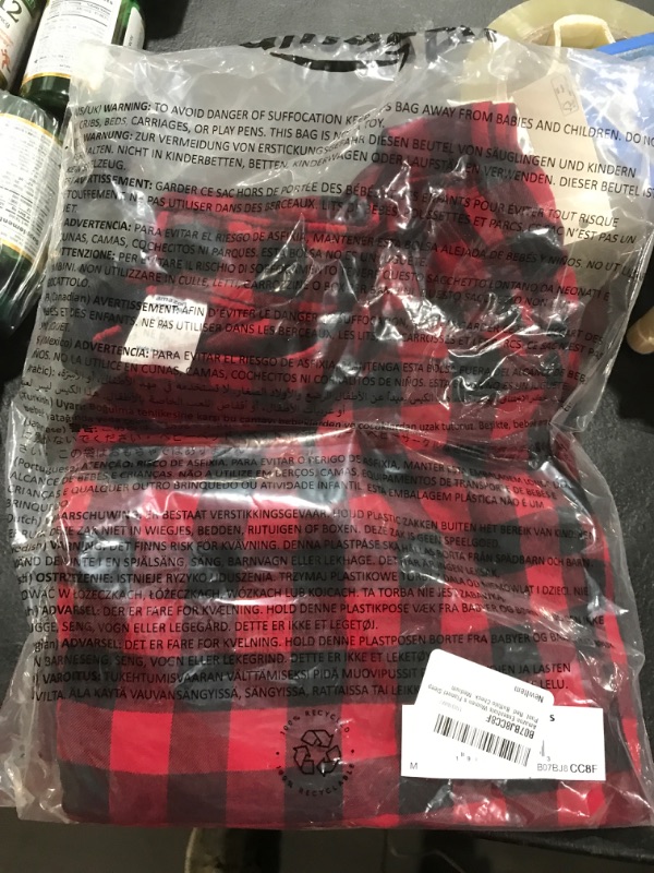 Photo 2 of Amazon Essentials Women's Flannel Sleep Pant (Available in Plus Size) Medium Red, Buffalo Check