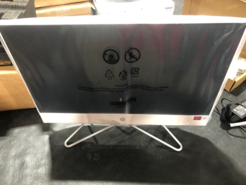 Photo 3 of HP 21.5" All-in-One Desktop, AMD Athlon Silver 3050U Processor, AMD Radeon Graphics, 4 GB RAM, 128 GB Storage, Windows 10 Home (22-dd0110, 2021)