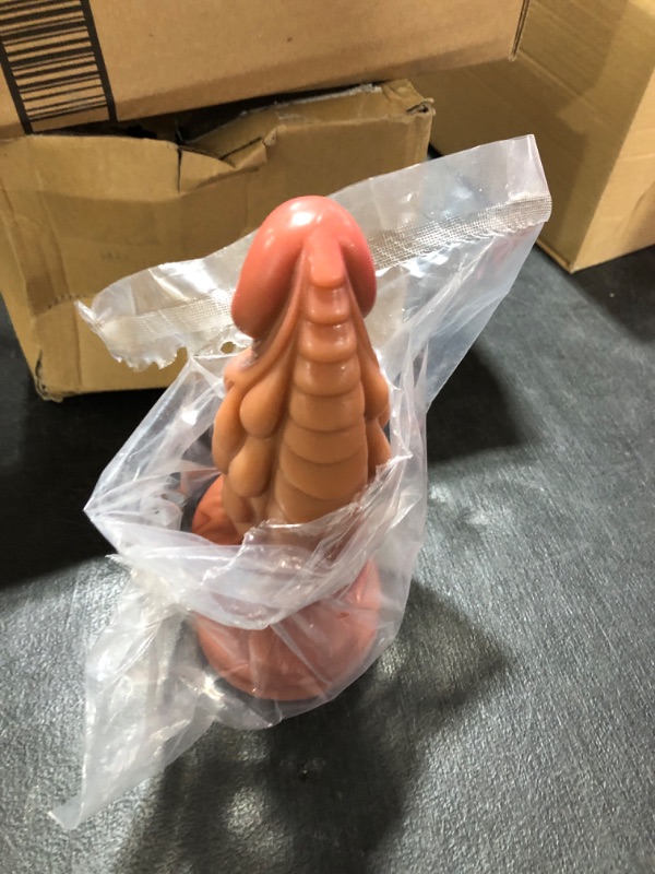 Photo 3 of 9 inch Silicone Dragon Thick Large Dildo Toys for Woman G-spot Stimulating Big Wide Dual Density Penis Ribbed Anal Fantasy Toy for Women's Suction Monster Dildo