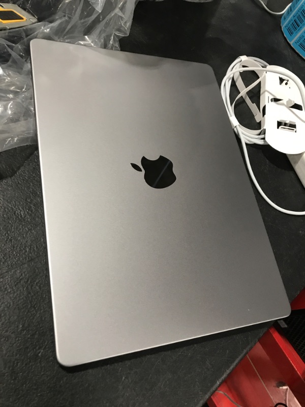 Photo 2 of Apple 2021 MacBook Pro (14-inch, M1 Pro chip with 8?core CPU and 14?core GPU, 16GB RAM, 512GB SSD) - Space Gray 512 GB Space Gray - BOX OPENED FOR INSPECTION AND PICTURES-