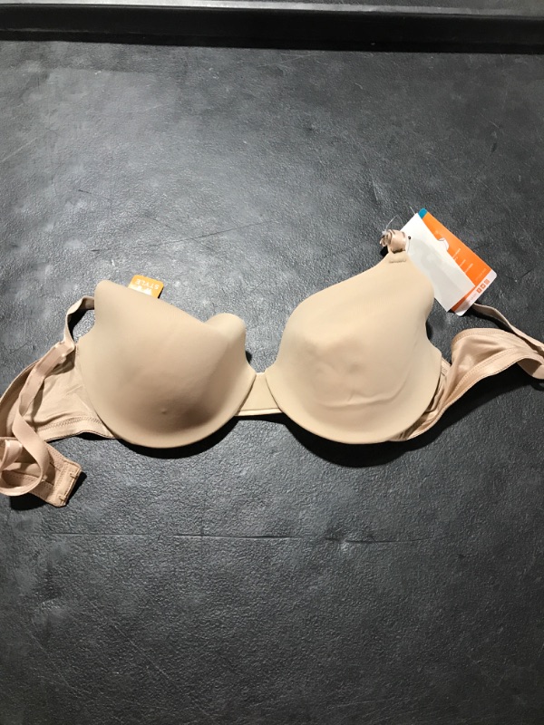 Photo 2 of 36B-Warner's Women's Cushioned Underwire Lightly Lined T-Shirt Bra 1593 Toasted Almond