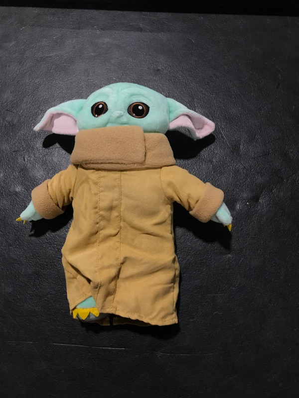 Photo 2 of Dom-Dom Best Baby Yoda Plush Toy Figure - 12 Inches Tall Baby Yoda Plushie