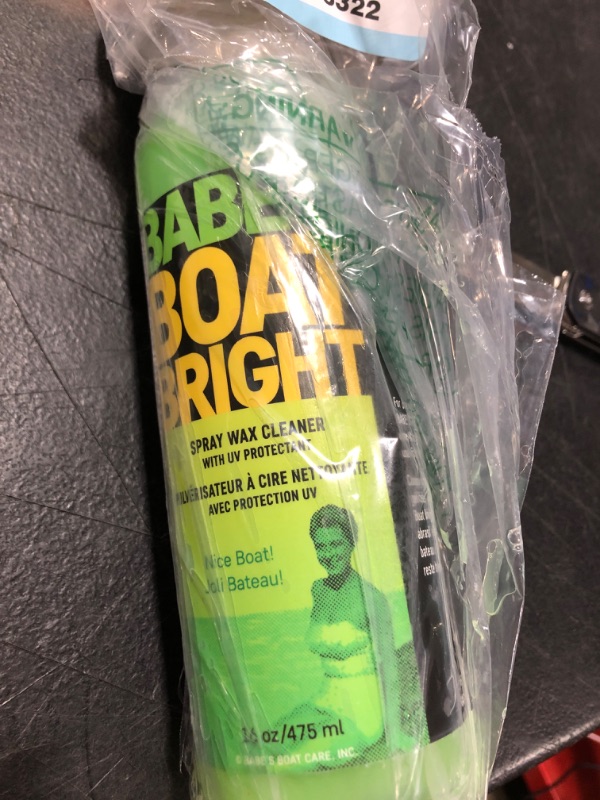 Photo 2 of BABE'S BB7016 Boat Bright Spray Wax Cleaner - Pint 1 Count (Pack of 1)