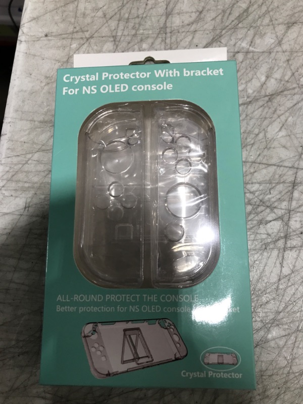 Photo 1 of Crystal Protector With Bracket For NS OLED Console 