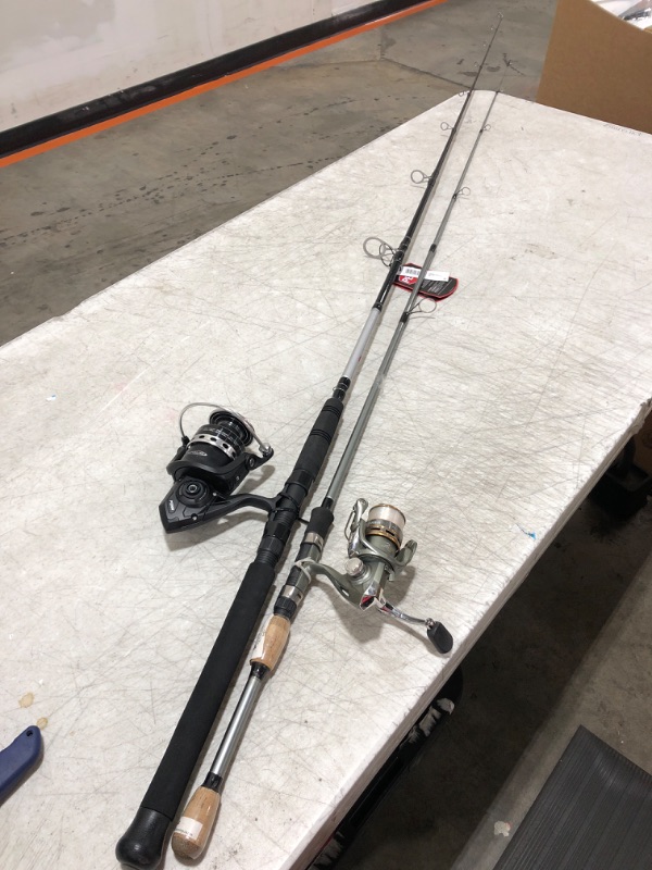 Photo 3 of PENN Pursuit III & Pursuit IV Spinning Reel and Fishing Rod Combo 6000 Reel Size - 7' - Medium Heavy - 1pc Pursuit Iv, Okuma Rox Spinning Combo 6' - Medium Light