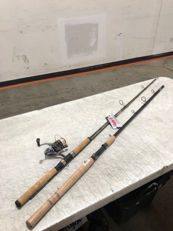 Photo 2 of 2 sets of Rods - Ugly Stik 8’6” Elite Salmon/Steelhead Spinning Rod, 10-20lb Line Weight, 1/2-1 1/2 oz. and Okuma Aveon 9', 6-12lb Line Weight, 1/4-1/2 oz.