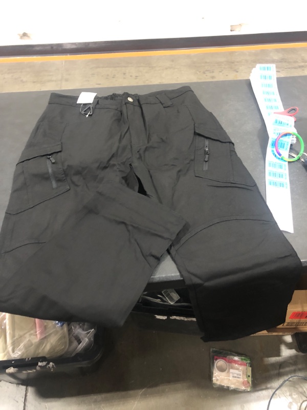 Photo 1 of 42X32 BLACK CARGO PANTS 