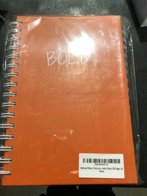 Photo 2 of Bold and Brave 2-Pack, Journals, Hardcover Spiral, (Notebook, Diary), 200 pages, A5