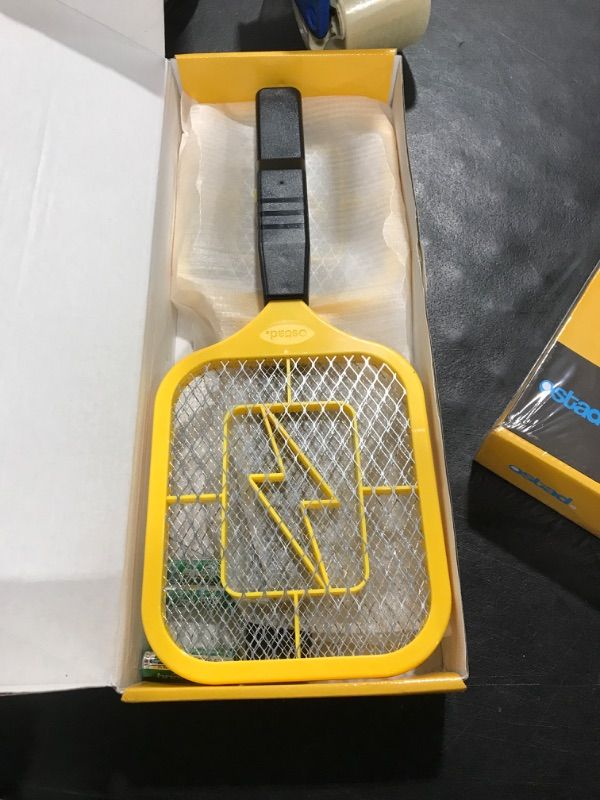 Photo 2 of Electric Fly Swatter Racket - Indoor Bug Zapper for Home, Mosquito Killer, Fly Zapper, Gnat Killer, Pest Control, Insect Killer, Fly Swatter, Bug Catcher, Bug Zapper Indoor & Outdoor Use
