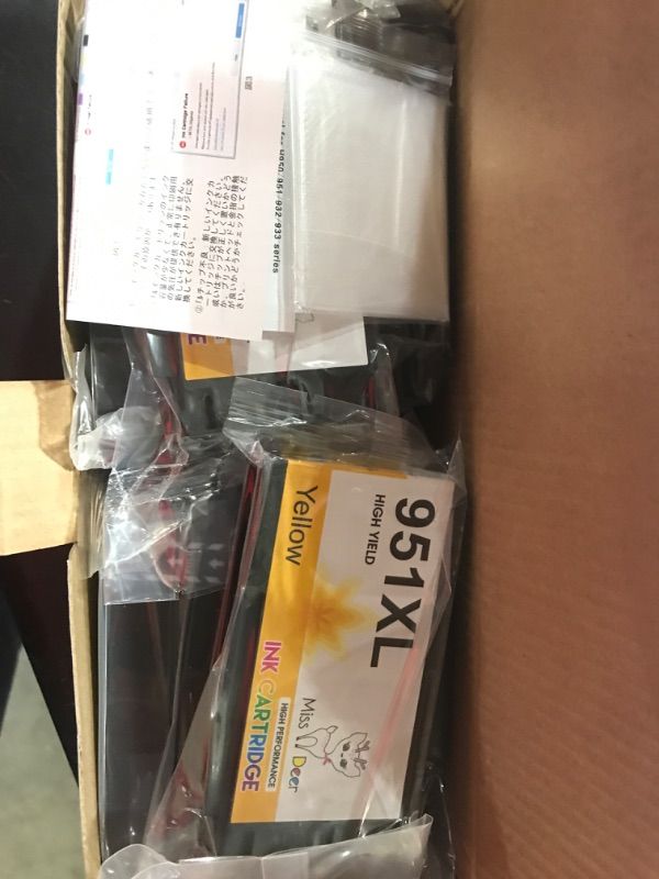 Photo 1 of Miss Deer 950XL 951XL Combo Pack Compatible Ink Cartridges Replacement for HP 950 951XL,Work for HP Officejet Pro 8610 8600 8620 8630 8640 8100 8615 251dw 271dw 276dw(2BK,2C,2M,2Y)