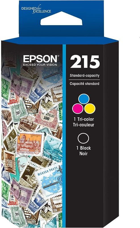 Photo 1 of EPSON T215 -Ink Standard Capacity Black & Color -Cartridge Combo Pack (T215120-BCS) for select Epson WorkForce Printers
