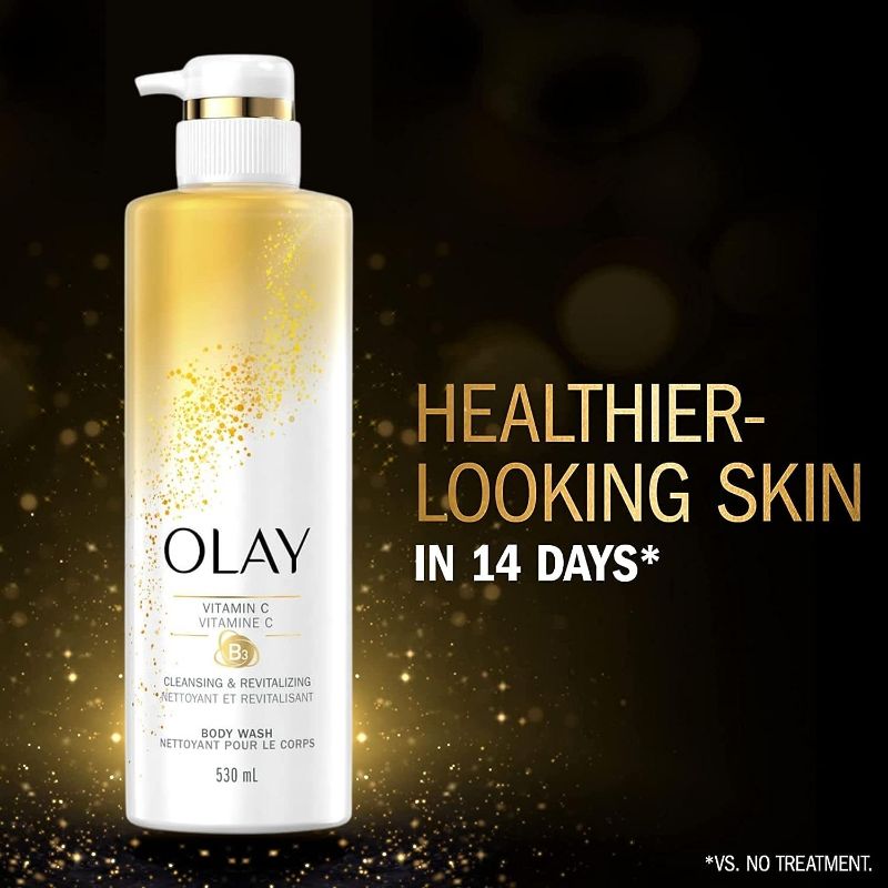 Photo 1 of 1 Olay Body Wash with Vitamin C and Vitamin B3, Cleansing & Revitalizing, 20 FL Oz 