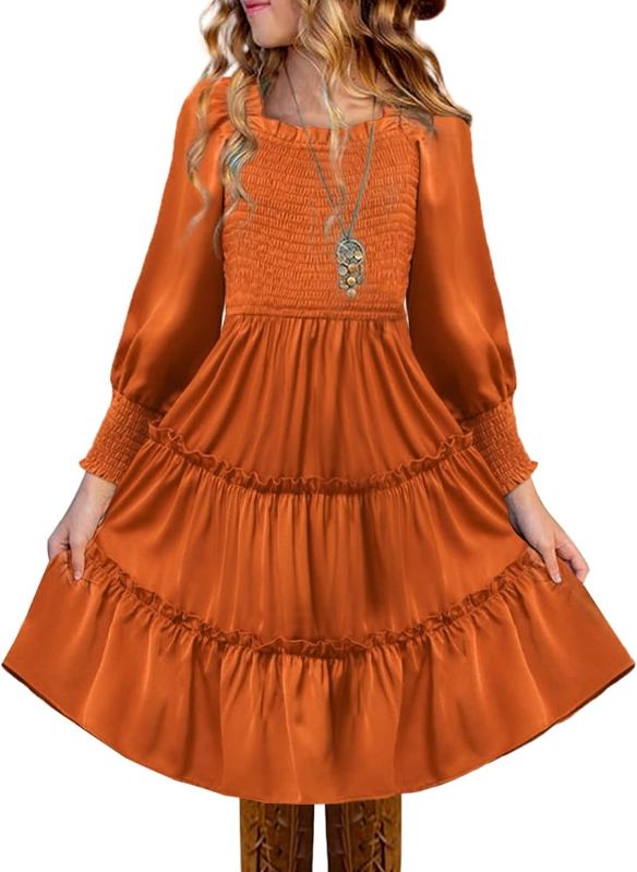 Photo 1 of blibean Tween Girl Long Sleeve Dresses Fashion Dress Size 8-9Y