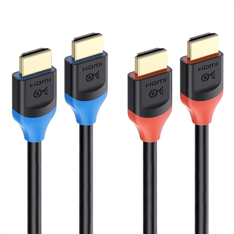 Photo 1 of [Ultra High Speed HDMI Certified] Cable Matters 2-Pack 48Gbps 8K HDMI Cable 3.3 ft / 1m with 8K@120Hz, 4K@240Hz and HDR Support for PS5, Xbox Series X/S, RTX3080/3090, RX 6800/6900, Apple TV, and More 