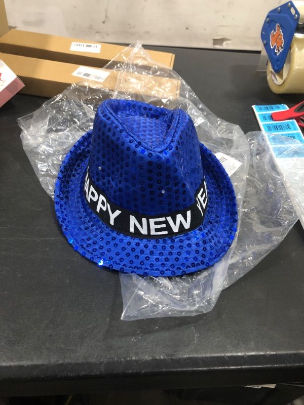 Photo 1 of BLUE HAPPY NEW YEAR HAT 