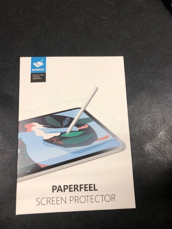 Photo 1 of MOBDIK [2 Pack Paperfeel Screen Protector Compatible with iPad 10th Generation (10.9 inch, 2022) [Draw Like on Paper] [Anti Glare] [Compatible with Apple Pencil] [with Easy Installation Kit]