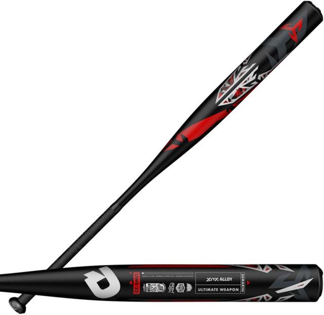 Photo 1 of 2022 DeMarini Ultimate Weapon Dual Stamped Slow Pitch Softball Bat, 12 in Barrel, UWE-22, WBD2406010
