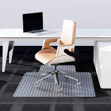 Photo 1 of Transparent Mats for Chairs Good for Desks, Office and Home, Easy Glide, Protects Floors for Low and No Pile Carpeted Floors with lip 30"