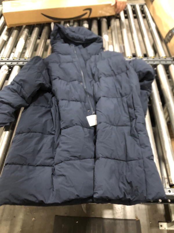 Photo 2 of Calvin Klein Men's Long Stretch Puffer Jacket X-Large True Navy