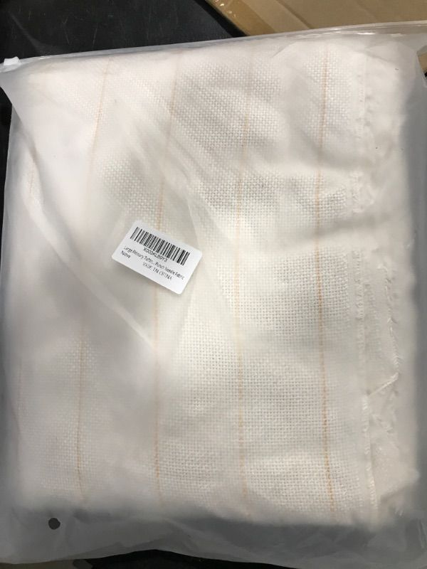 Photo 2 of 79" x 85" Large Primary Tufting Cloth - Durable Tufting Fabric with Sewed Edges - Monks Cloth for Tufting Gun & Needle Punch, Rug Backing Fabric, for DIY Enthusiasts, 