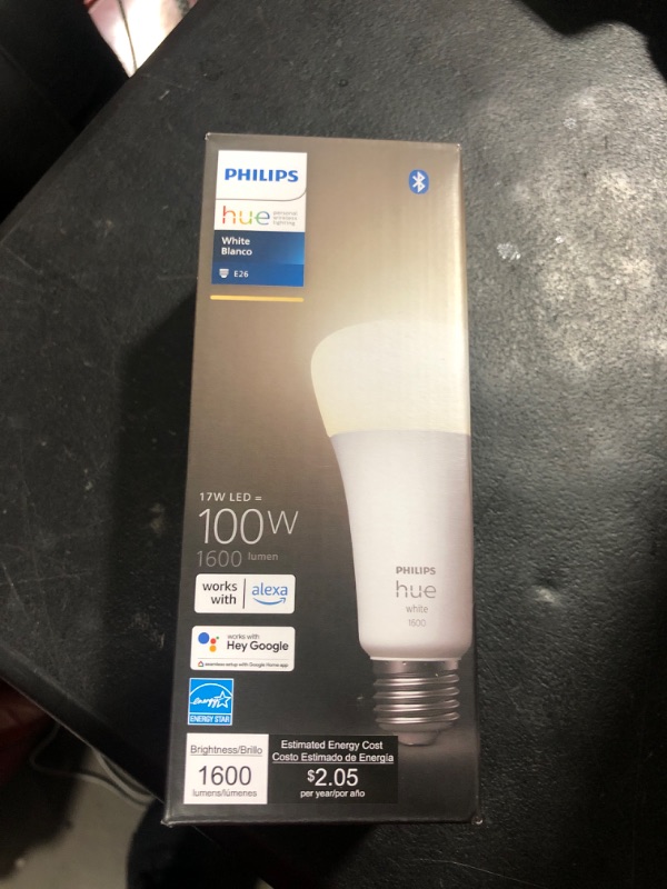 Photo 2 of 100-Watt Equivalent A21 Smart LED Soft White (2700K) Light Bulb with Bluetooth (1-Pack)
