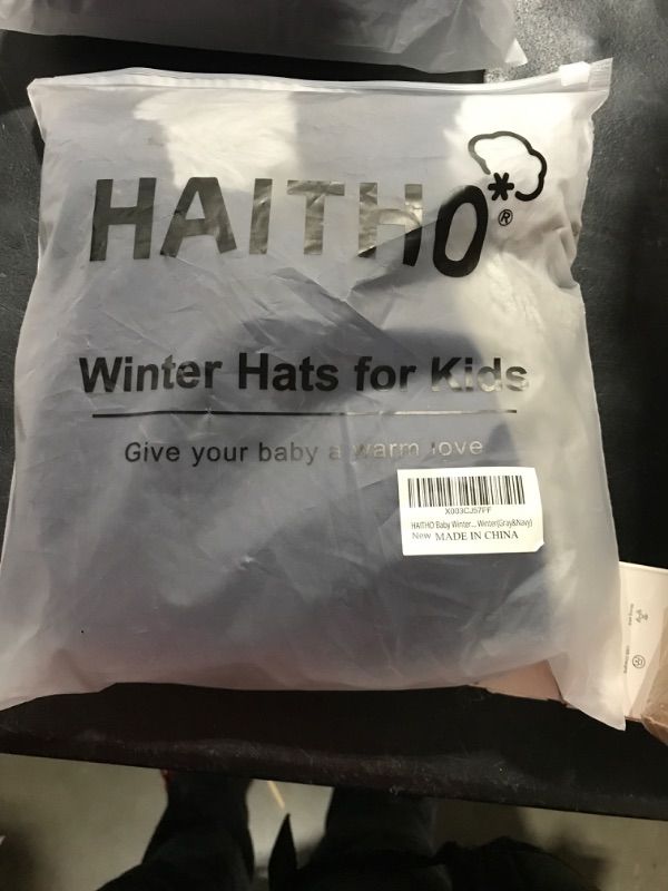 Photo 1 of Baby Winter Hat Scarf Set 2 Pack, Toddler Beanie Hats Girl Boy with Neck Warmer, Beanie for Kids Knit Warm for Cold Weather